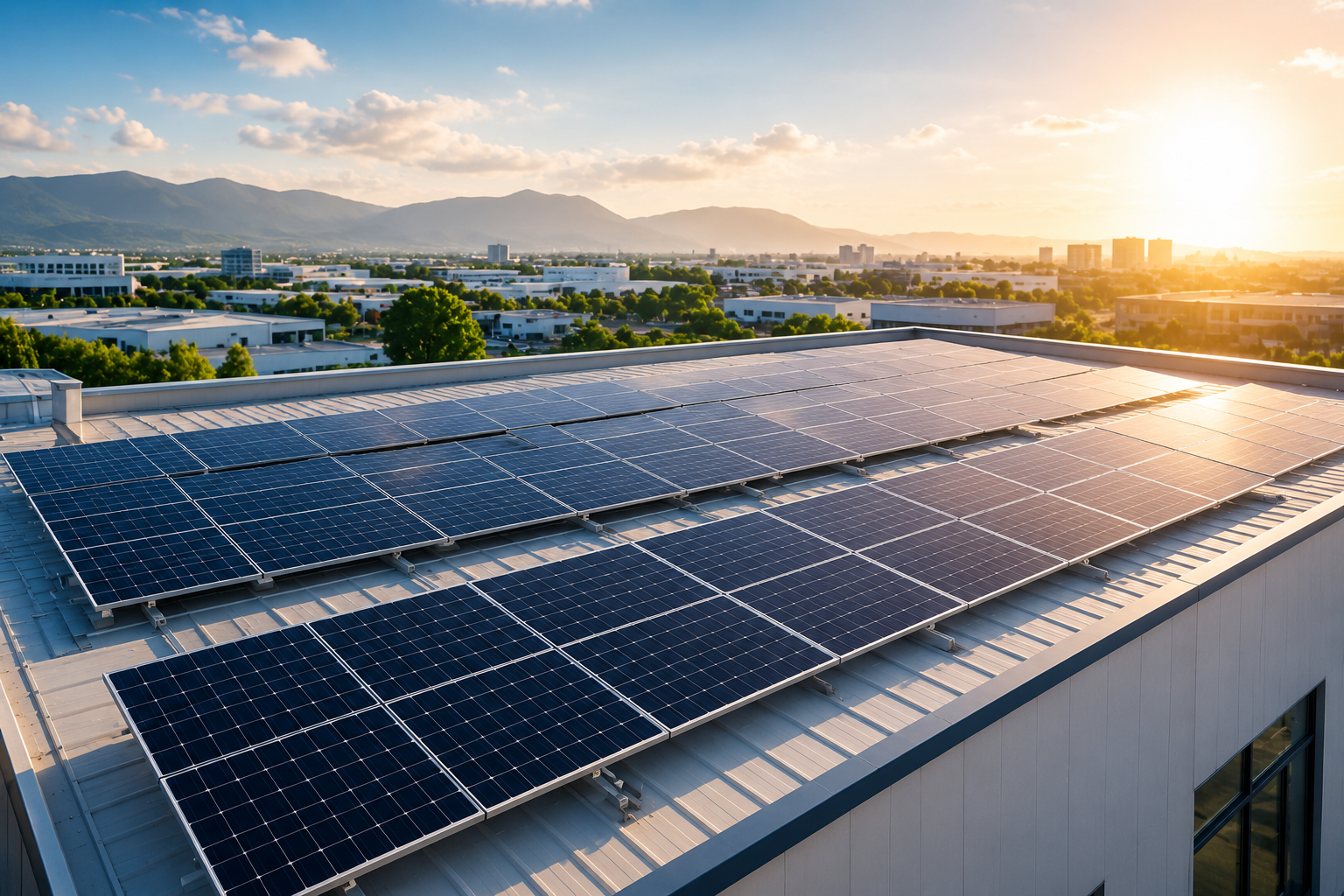 cuántos paneles solares necesita una empresa